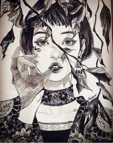 她的插画,让人春心荡漾,好撩人
