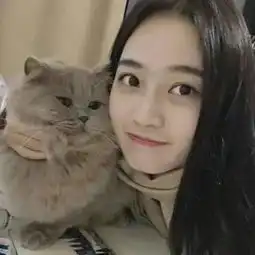 女生可爱头像.清新长发