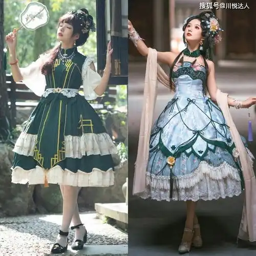 端午出游穿什么试试这些中华风洛丽塔,优雅端庄,美得出众