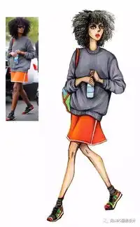 手绘服装效果图步骤讲解