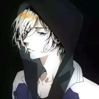 冷酷卡通男生微信头像,愿所有的离开都是一场梦而已