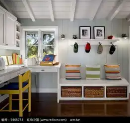 创意时尚的阁楼书房设计图片免费下载编号5466753红动网