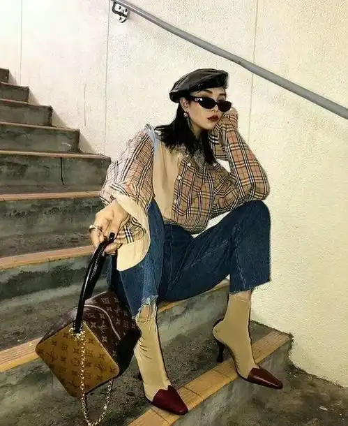 冬天有了贝雷帽,穿衣就是好看