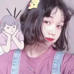 可爱卖萌女生闺蜜头像两人三人四人
