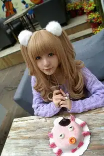 徐娇扮cos美少女假小子华丽变身