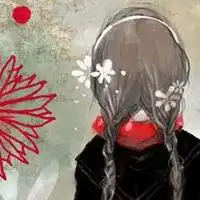 谁那有简单可爱的卡通头像最好是黑白的,也可如下图,但是是女生