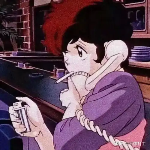 qq头像欧美风女孤独动漫