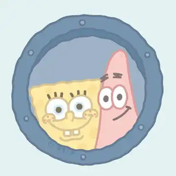 三兄弟闺蜜海绵宝宝头像,可爱治愈头像动漫海绵宝宝系列
