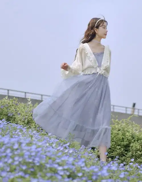 仙气十足的夏日套装,满满的清新气息,穿上秒变小仙女