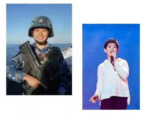 学生女头像戎装