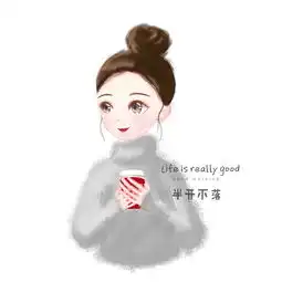 手绘女孩头像戴眼镜与不戴眼镜的区别