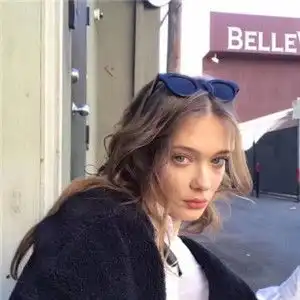 欧美范图片个性范头像超酷女生,长发更显几分的清新甜美