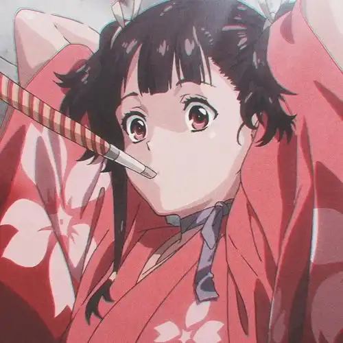 库洛米紫色头像女卡通简
