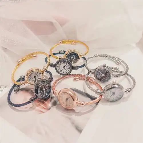 手表女学生韩版简约chic风复古潮流防水ins闺蜜款女生少女心森系