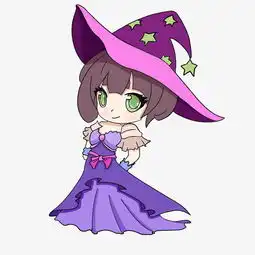 原创手绘魔法小仙女png格式图片素材其他格式下载动漫人物大全