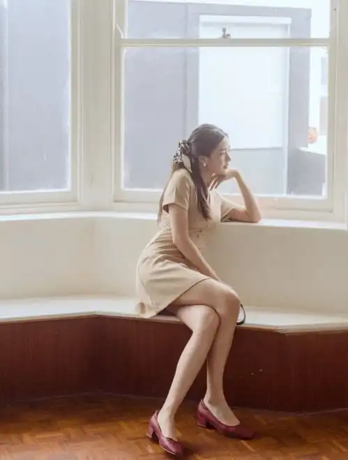 碎花奶奶鞋,太温柔了上班上学照着穿