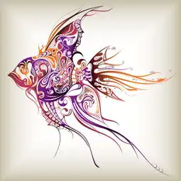 细腻的海洋元素插画