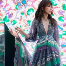 明星美女舒淇深v造型女人味十足图片