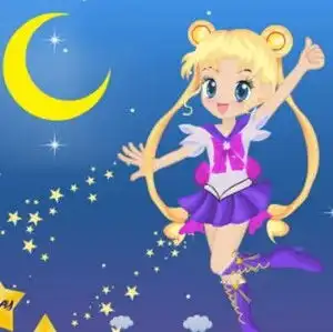 可爱星空女生头像卡通美