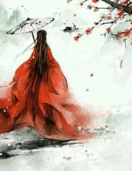 有没有唯美的古风女子背影壁纸或头像