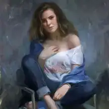 他笔下的美女们个个美到炸裂,头晕目眩啊