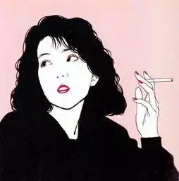 戴眼镜美女卡通头像安吉