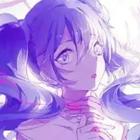 库洛米紫色头像女卡通简