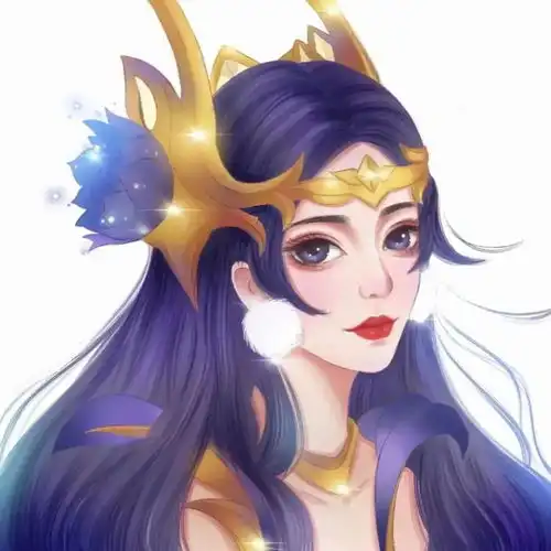 王者荣耀手绘姐妹头像高清闺蜜头像女生
