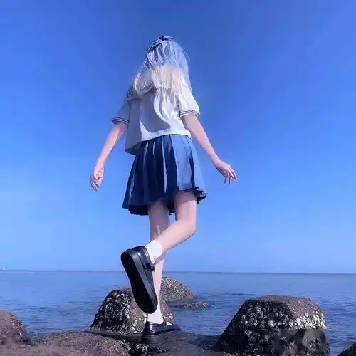 jk头像女生真实放风筝