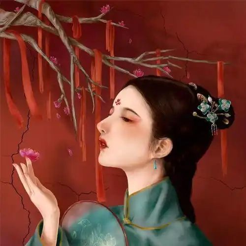 汉服壁纸绝代有佳人幽居在空谷出处