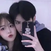 情侣头像男女一起的潮潮男潮女情侣头像双人两张