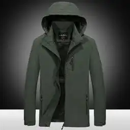 外套男春秋2018新款男装风衣大码宽松休闲衣服户外速干冲锋夹克薄