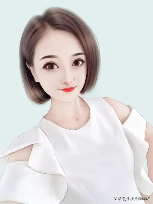 你的头像该换了,真人照片画成漫画头像,高雅气质又减龄