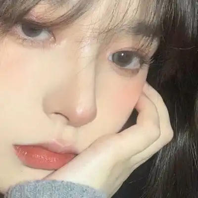 简笔画头像女生ins真人