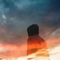 男生忧郁背影头像真人