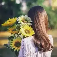 唯美带花女生头像女生头