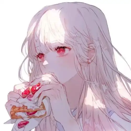 二次元女生抑郁头像少女
