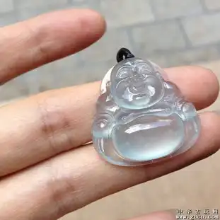 冰玻璃种玉佛项坠大佛弥勒佛女款收藏