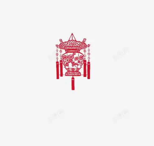 中国风灯笼剪纸高清素材免抠设计图片页面网页平面电商创意素材png素材剪纸灯笼素材