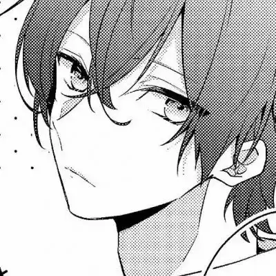 黑白动漫头像女模糊感