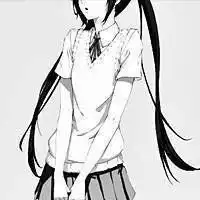 黑白漫画头像超好看的女