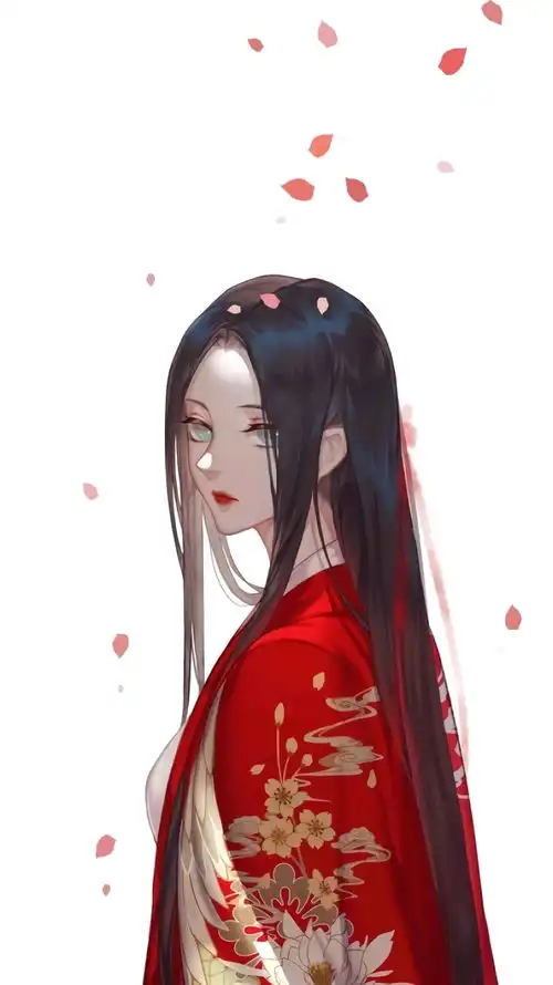 女孩侧脸头像竖屏壁纸古