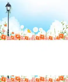 唯美蓝天白云花朵背景图片ppt模板下载pptx格式其他熊猫办公