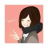 手绘女生头像卡通黑白qq