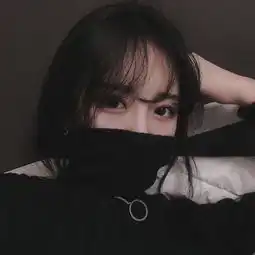 黑暗头像女生真人霸气黑