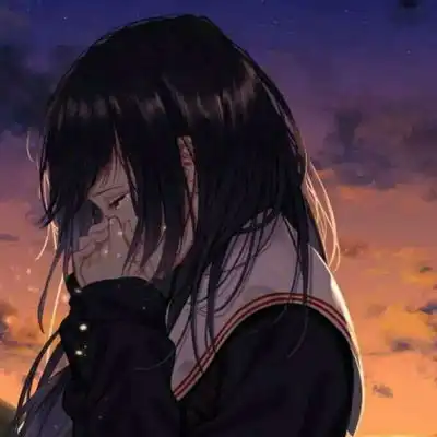 头像伤感女生哭泣图片伤