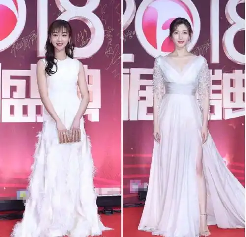 国剧盛典红毯上女星上演美丽冻人,唯有她一人大约在冬季