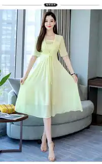 改良版汉服女仙气飘逸古风仙女中国风学生清新飘逸雪纺连衣裙夏