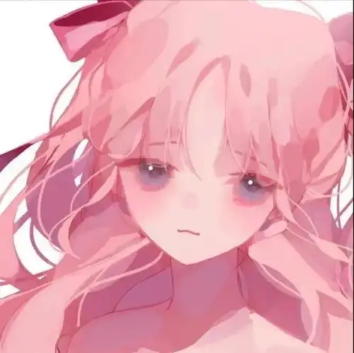 卡通头像女手绘网红