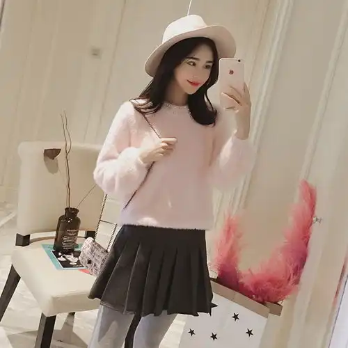 清新减龄的少女感针织毛衣,小仙女必备哦